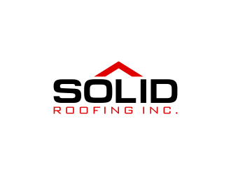Solid Roofing Inc. logo design by Panara