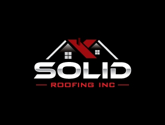 Solid Roofing Inc. logo design by zakdesign700