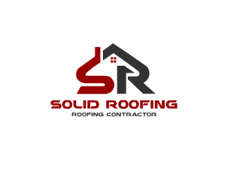 Solid Roofing Inc. logo design by smedok1977