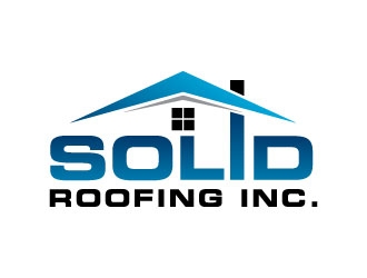 Solid Roofing Inc. logo design by J0s3Ph