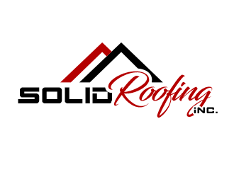 Solid Roofing Inc. logo design by BeDesign