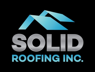 Solid Roofing Inc. logo design by Boooool