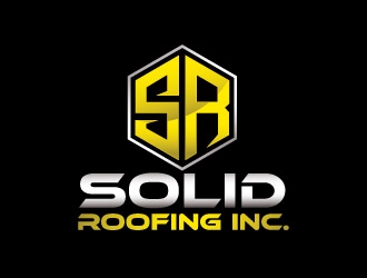 Solid Roofing Inc. logo design by REDCROW