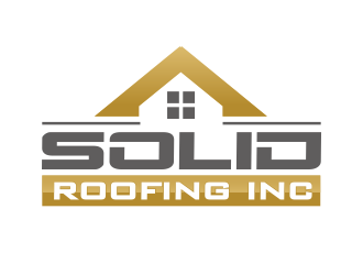 Solid Roofing Inc. logo design by YONK