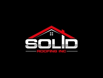 Solid Roofing Inc. logo design by MUSANG