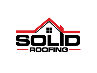 Solid Roofing Inc. logo design by megalogos