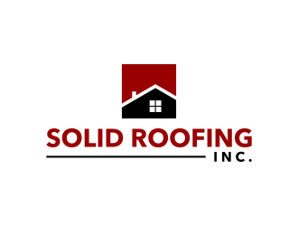 Solid Roofing Inc. logo design by ellsa
