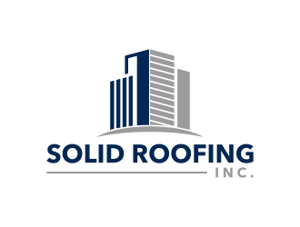 Solid Roofing Inc. logo design by ellsa