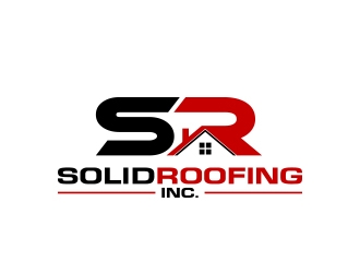 Solid Roofing Inc. logo design by MarkindDesign