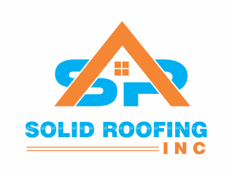 Solid Roofing Inc. logo design by up2date