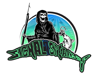 Signal 7 spearguns logo design by MAXR
