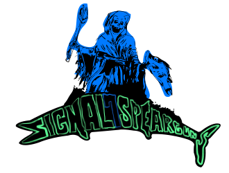 Signal 7 spearguns logo design by BeDesign
