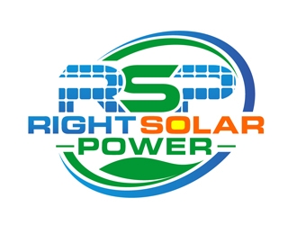 Right Solar Power logo design by DreamLogoDesign