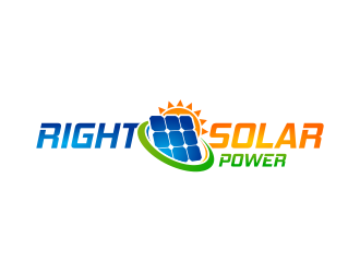 Right Solar Power logo design by Panara