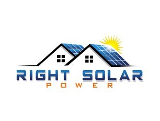 Right Solar Power logo design by mrdesign