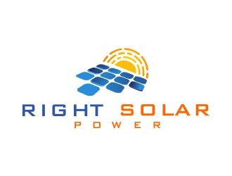 Right Solar Power logo design by mrdesign