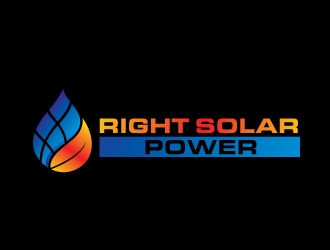 Right Solar Power logo design by REDCROW