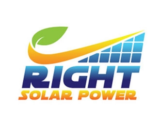 Right Solar Power logo design by logoguy