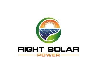 Right Solar Power logo design by MUSANG