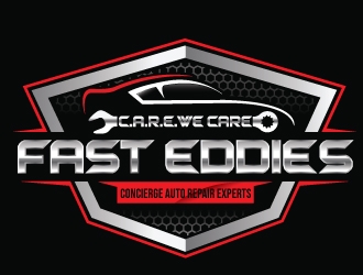 Fast Eddies Concierge Auto Repair Experts logo design by Upoops