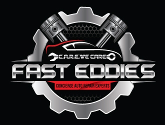 Fast Eddies Concierge Auto Repair Experts logo design by Upoops