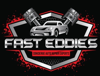 Fast Eddies Concierge Auto Repair Experts logo design by Upoops