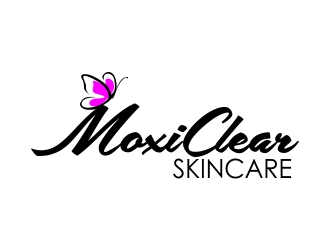 MoxiClear Skincare logo design by mckris