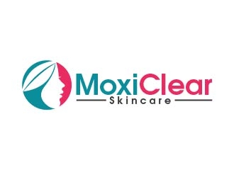 MoxiClear Skincare logo design by shravya