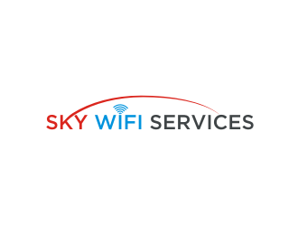 Sky Wifi Services logo design by Diancox