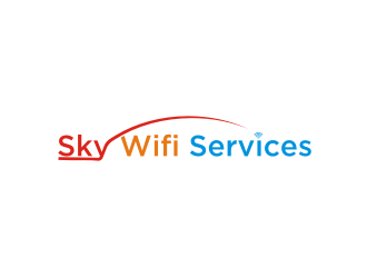 Sky Wifi Services logo design by Diancox