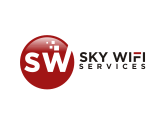 Sky Wifi Services logo design by cintya