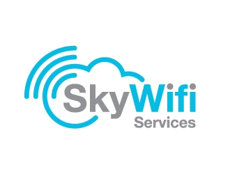 Sky Wifi Services logo design by kgcreative