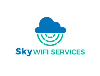 Sky Wifi Services logo design by justin_ezra
