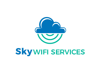 Sky Wifi Services logo design by justin_ezra