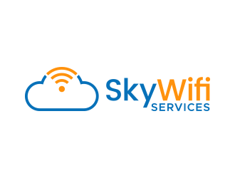 Sky Wifi Services logo design by lexipej
