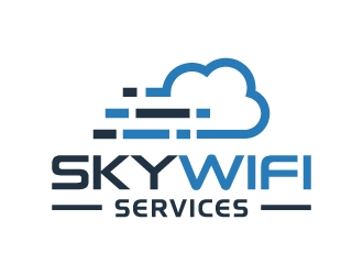 Sky Wifi Services logo design by akilis13