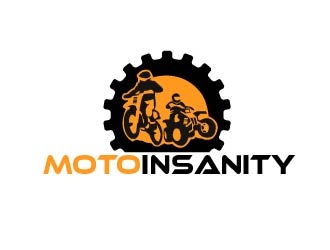 Moto Insanity logo design by shravya