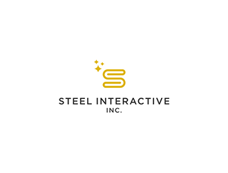Steel Interactive Inc. logo design by blackcane