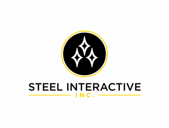 Steel Interactive Inc. logo design by santrie