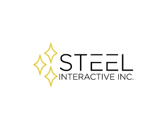 Steel Interactive Inc. logo design by my!dea