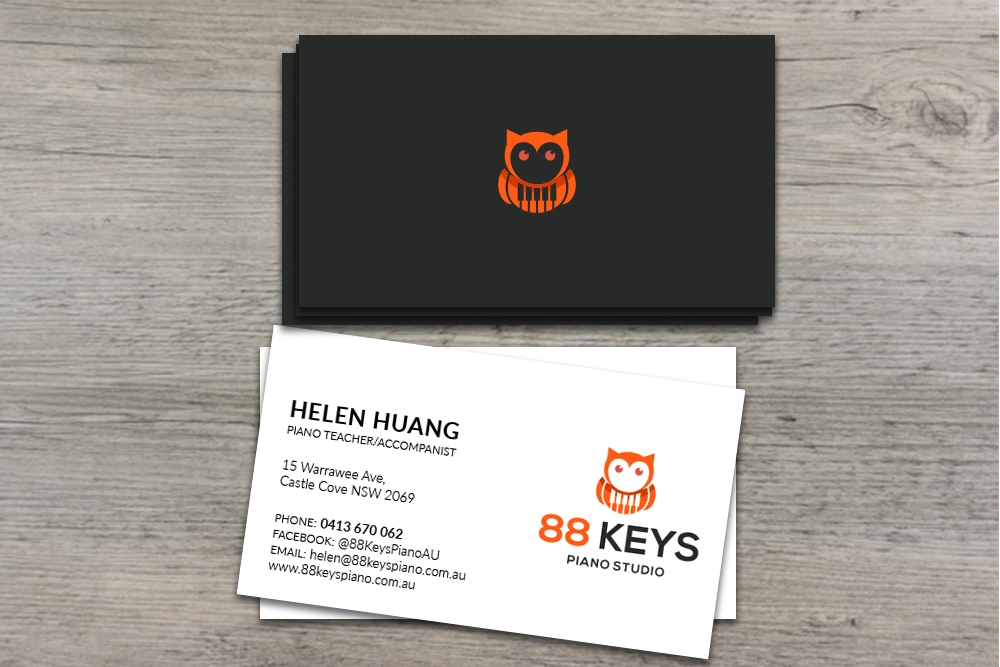 88 Keys Piano Studio logo design by jhunior
