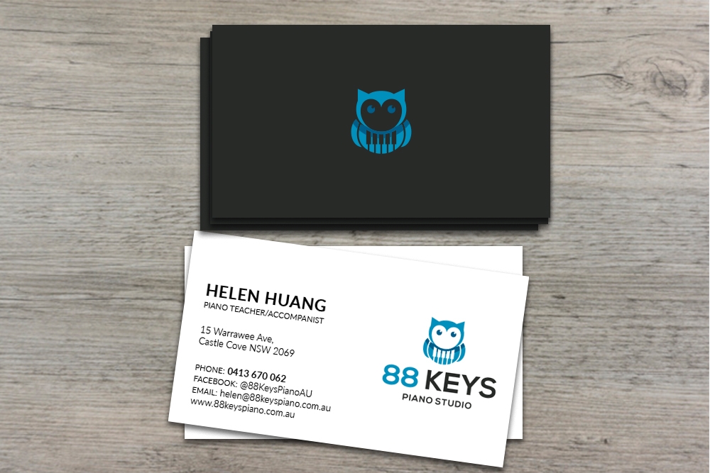 88 Keys Piano Studio logo design by jhunior