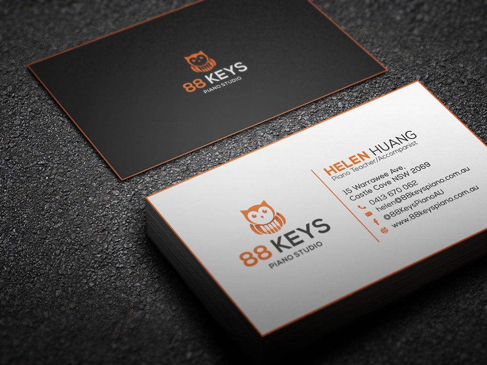 88 Keys Piano Studio logo design by aamir