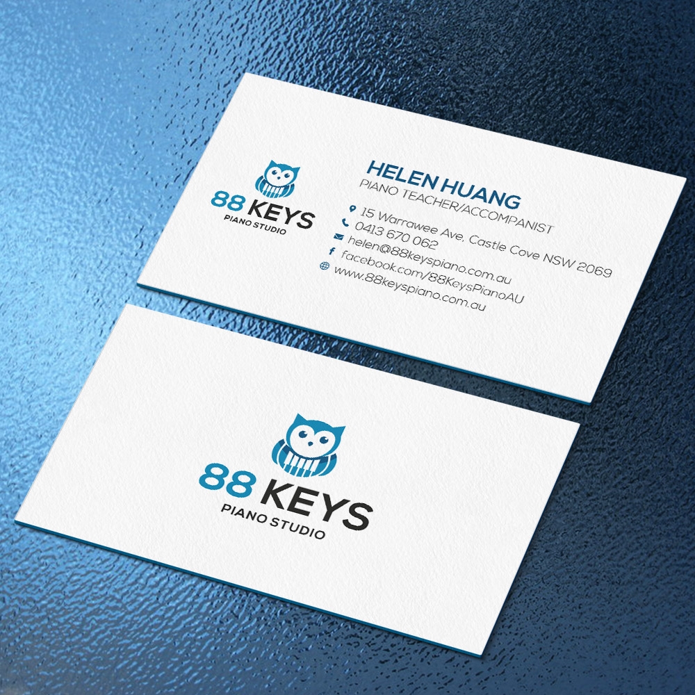 88 Keys Piano Studio logo design by fritsB