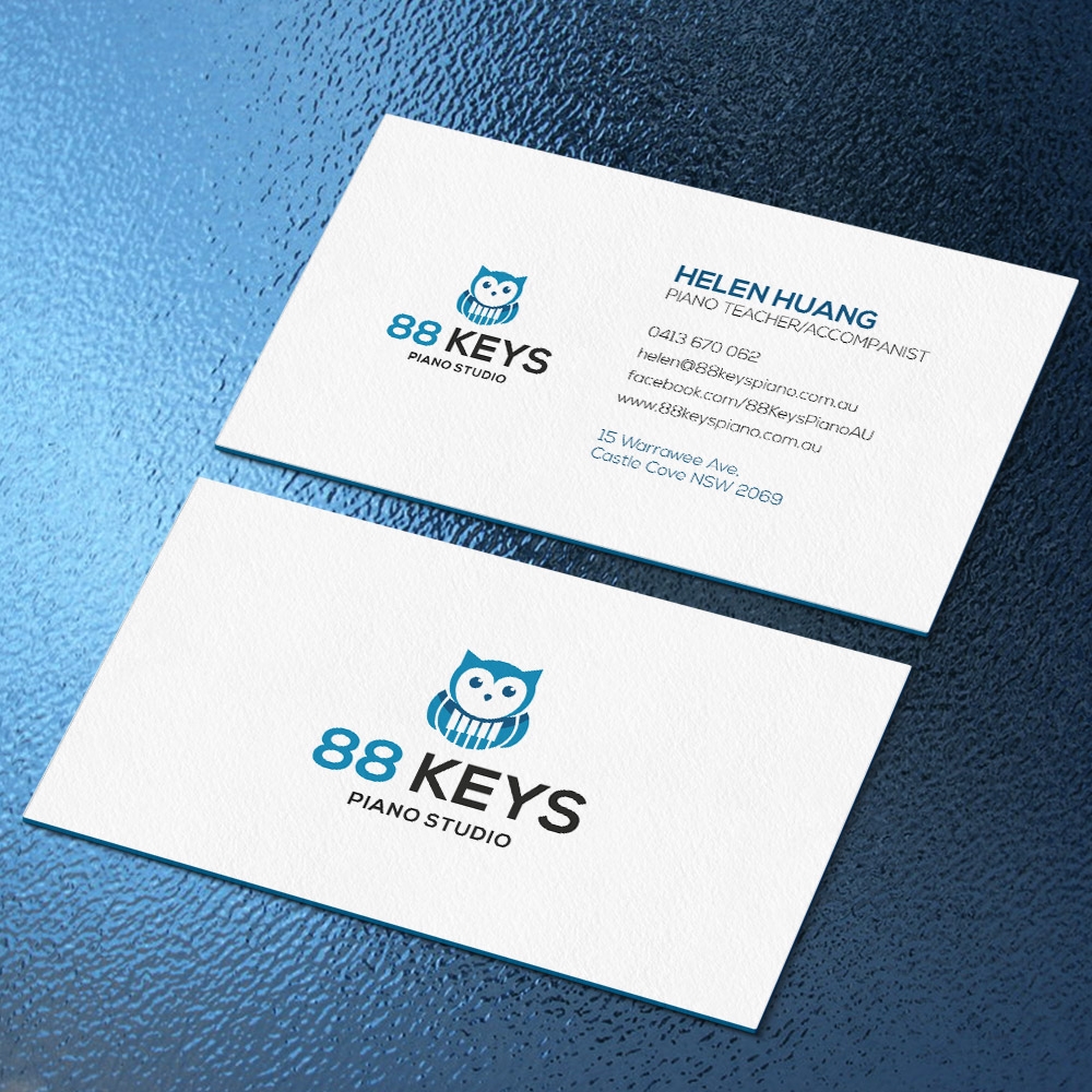 88 Keys Piano Studio logo design by fritsB