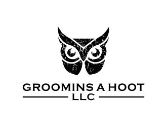 Groomins A Hoot LLC logo design by BlessedArt