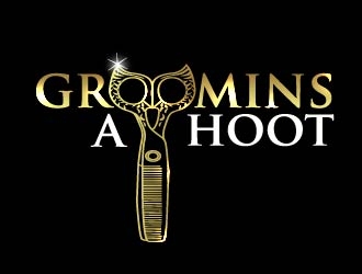 Groomins A Hoot LLC logo design by shravya