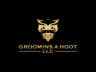 Groomins A Hoot LLC logo design by BlessedArt