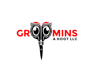 Groomins A Hoot LLC logo design by semar