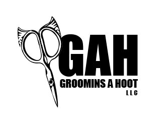 Groomins A Hoot LLC logo design by BeDesign